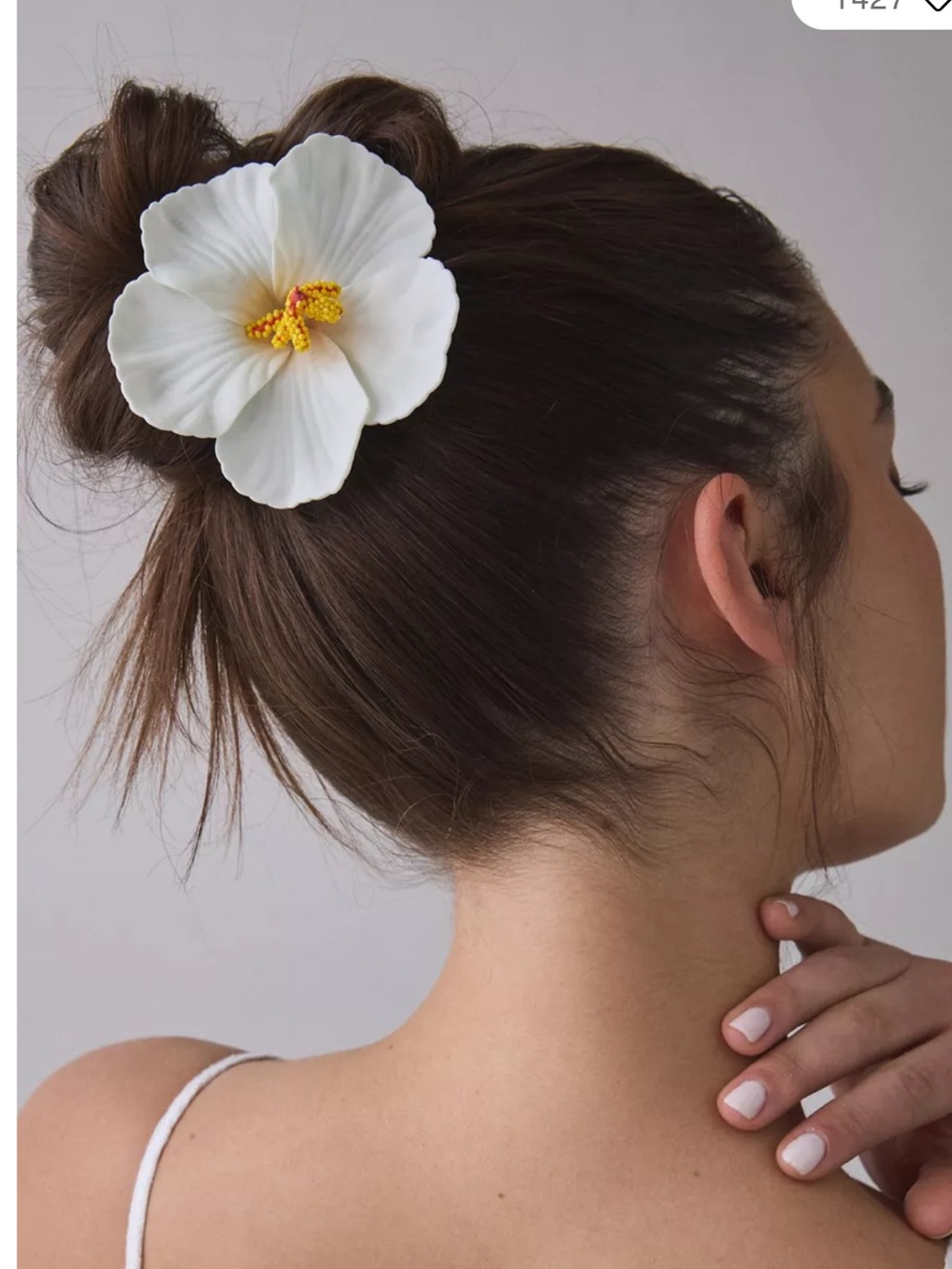 Hibiscus Flower Hair Clip & Brooch